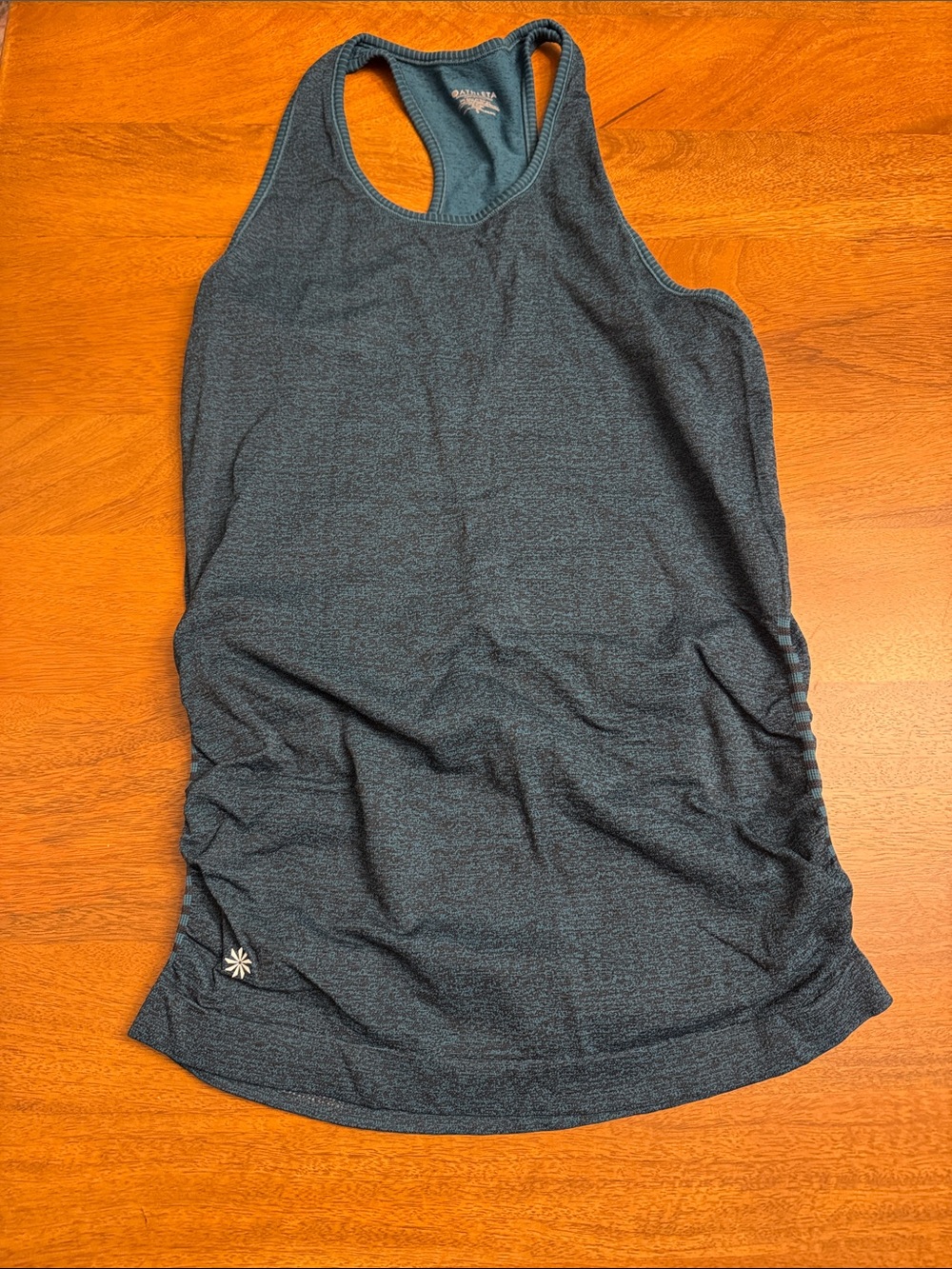 Athleta Teal-Blue Racerback Tank Top
